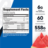 Nutricost BCAA Powder sandía en contenedor para sesiones prolongadas