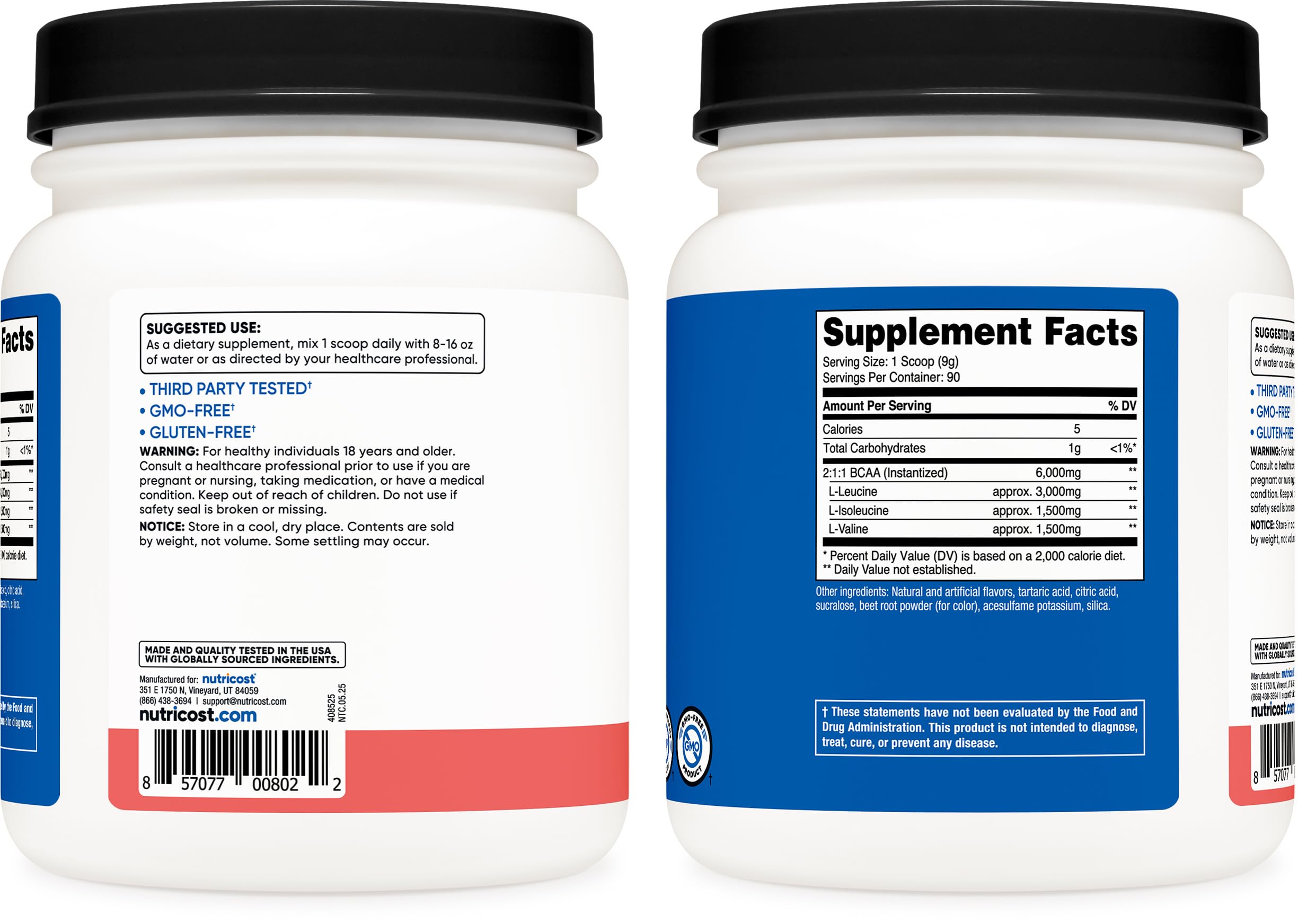 Nutricost BCAA en polvo escena de gimnasio lista para entrenamiento intenso.