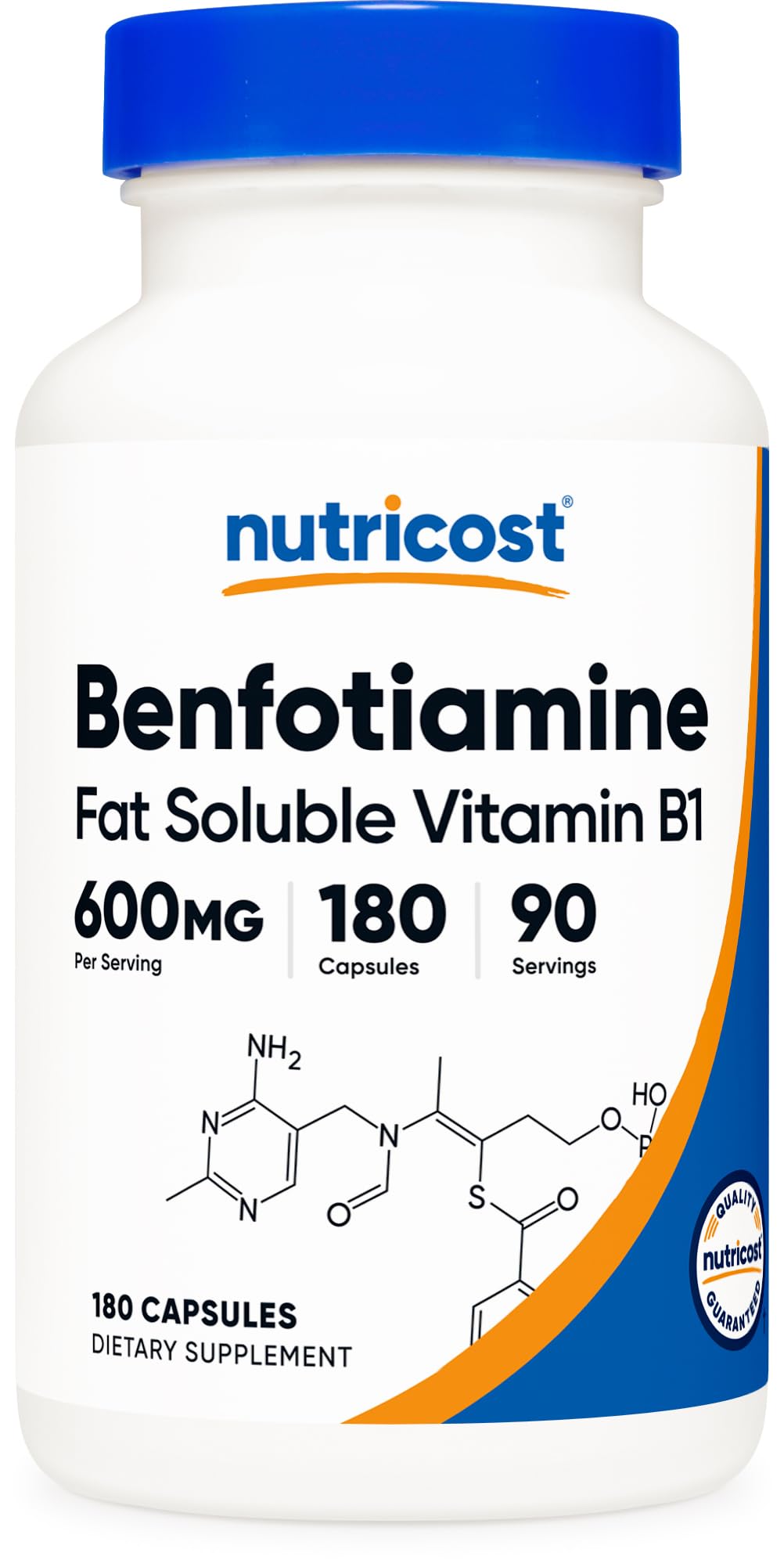 Nutricost Benfotiamina: cápsulas en detalle para la ingesta diaria
