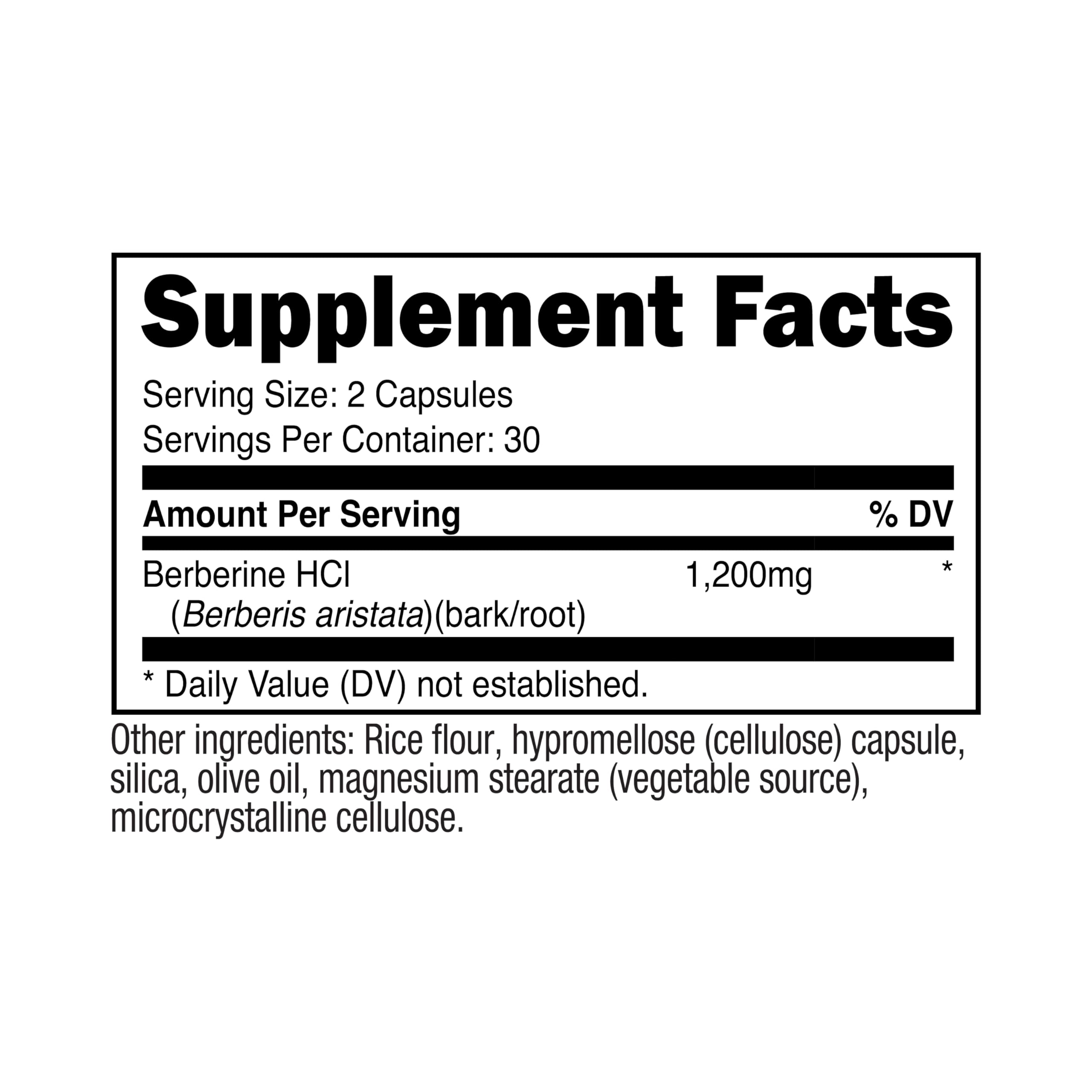 Nutricost Berberina HCl 1200 mg, fabricación con control de calidad