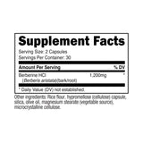 Nutricost Berberina HCl 1200 mg, fabricación con control de calidad