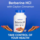 Pruebas de calidad de Nutricost Berberina HCl con canela de Ceilón para mayor transparencia.