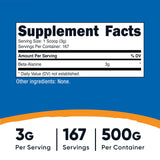 Cucharada de 3 g incluida de Nutricost Beta Alanina para dosificar