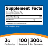 Cucharilla medidora incluida para porciones precisas de Beta Alanine.