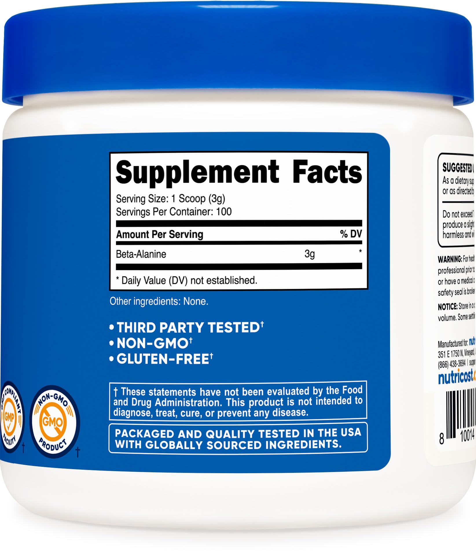 Shaker para mezclar Beta Alanine con agua de forma rápida.