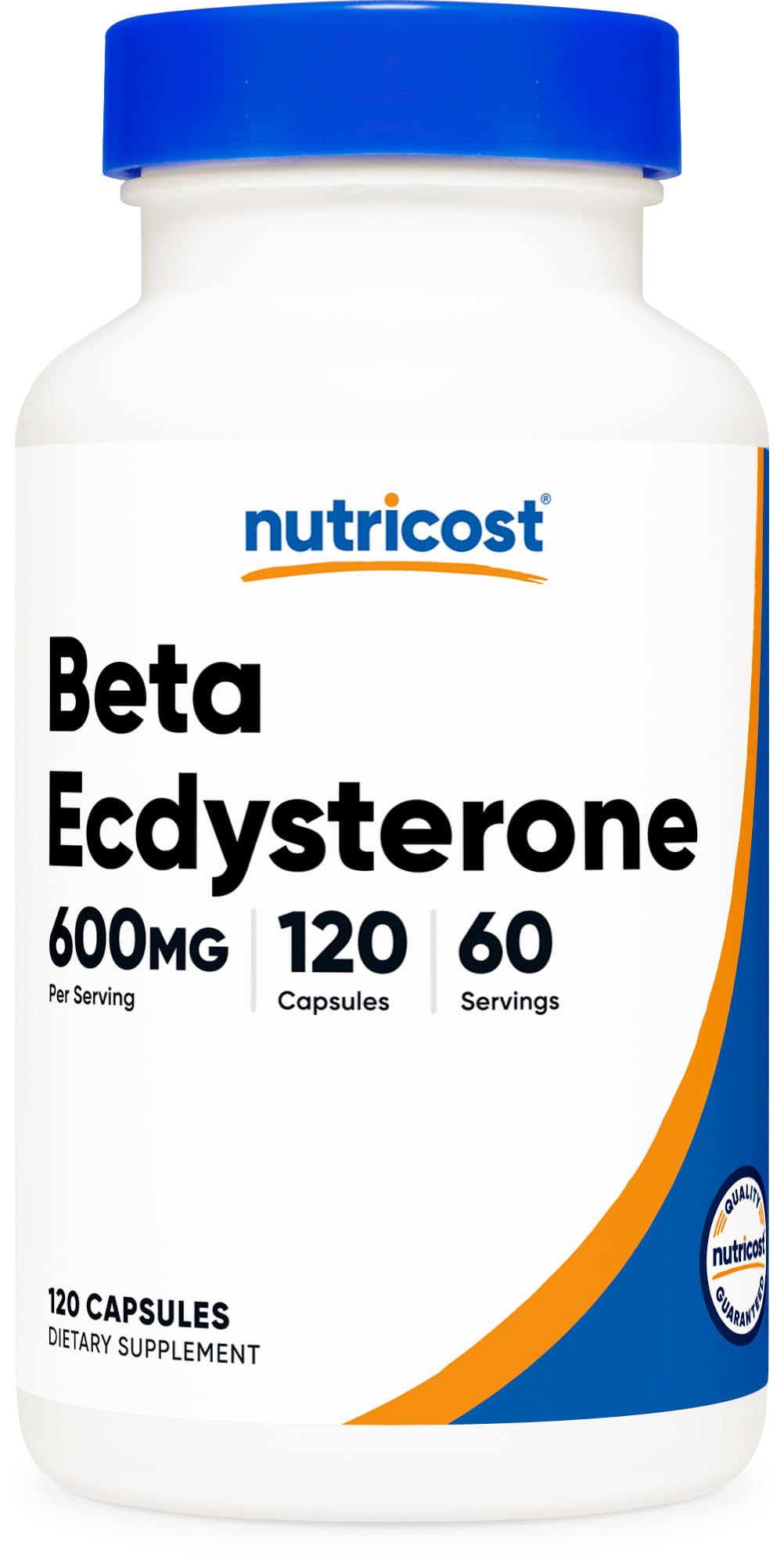 Nutricost Beta Ecdysterona 600 mg, botella: suplemento vegetal para un estilo de vida activo