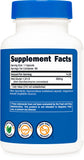 Toma diaria de Nutricost Beta Glucan 500mg en cápsula