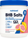 Nutricost BHB Salts Drink Mix sabor fresa limonada, energía sostenida