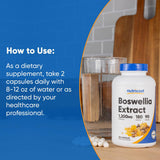 Nutricost extracto de boswellia, ficha técnica para confianza en calidad