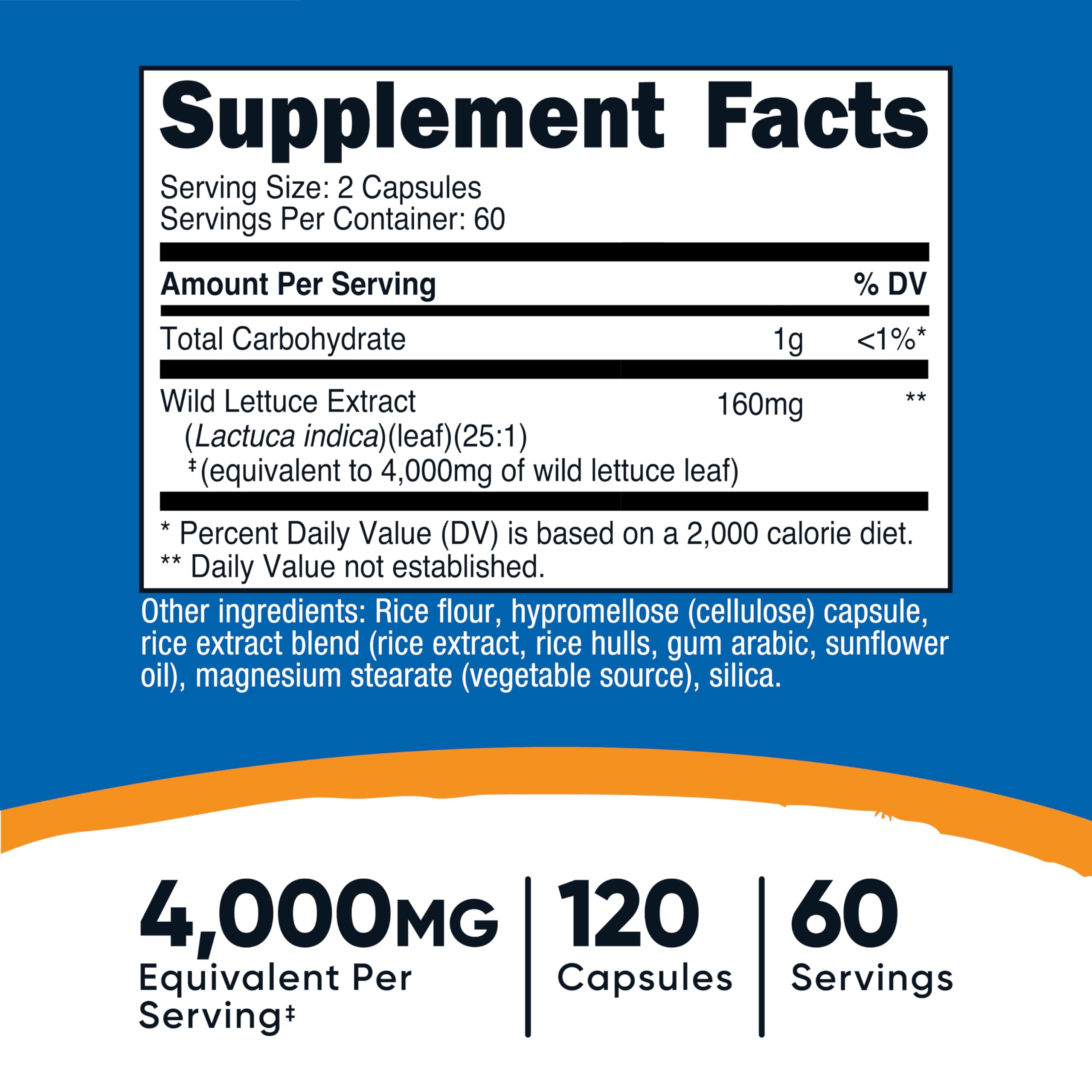 Nutricost botella 60 porciones de cápsulas para dosificación simple