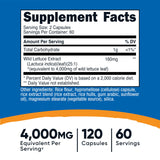 Nutricost botella 60 porciones de cápsulas para dosificación simple