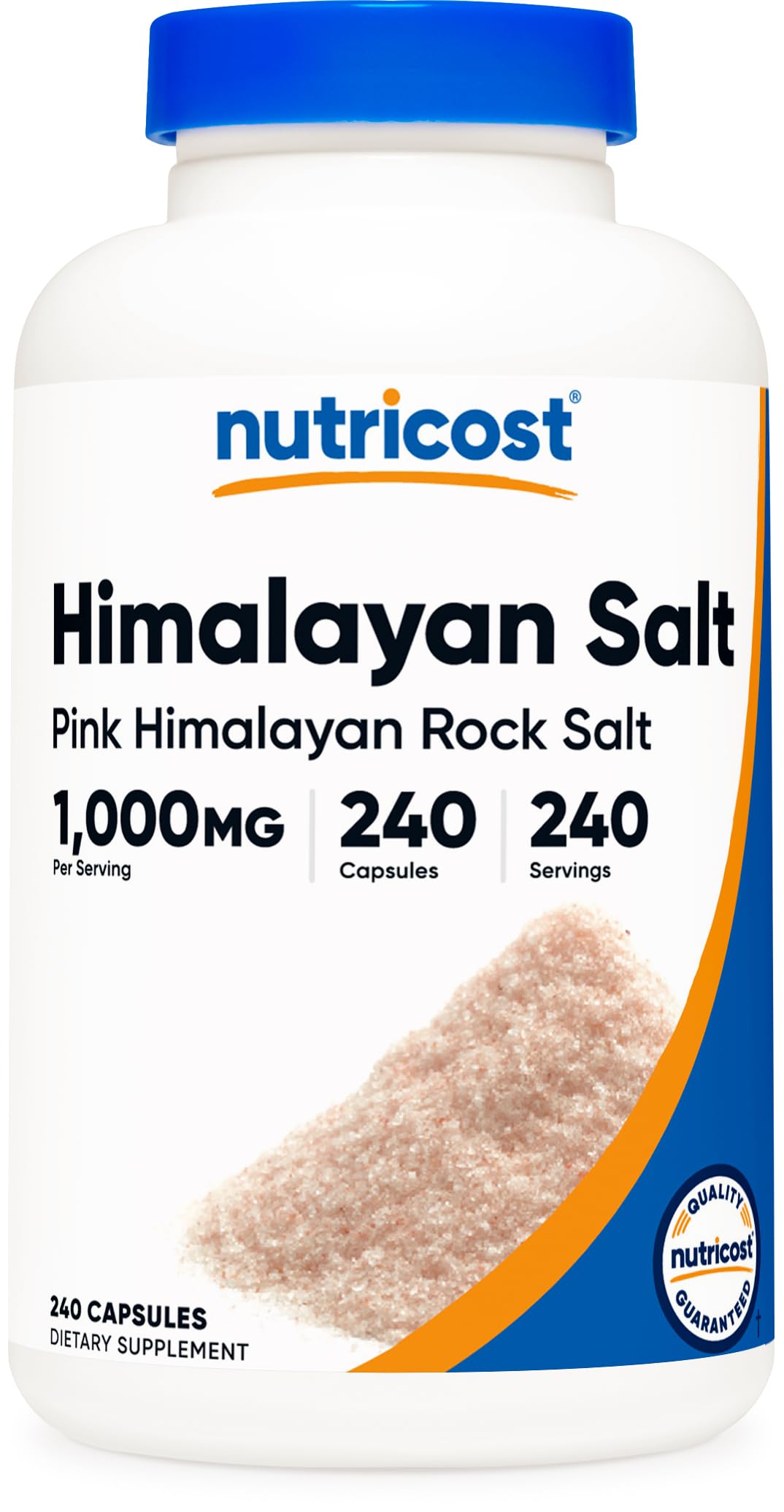 Nutricost botella de sal rosa del Himalaya, fuente de sodio para la dieta