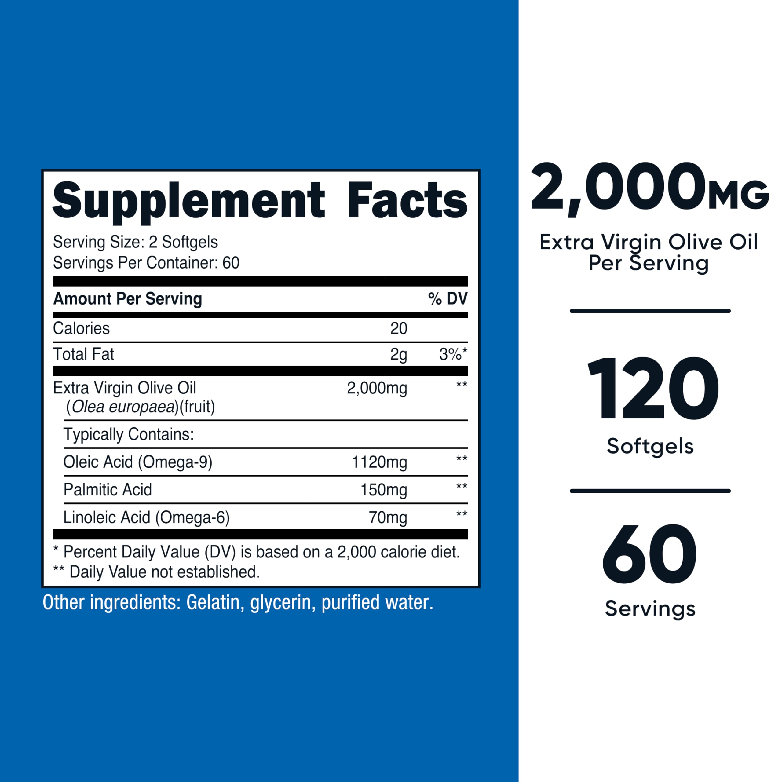 Nutricost botella con 120 cápsulas, suplemento práctico para 60 días de uso.