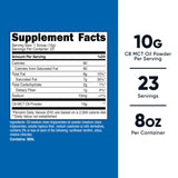 Nutricost C8 MCT Powder, 23 porciones, ideal para mezclar en café o batidos.