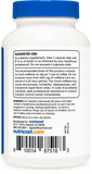 Nutricost cafeína cápsulas en viaje para impulso sin azúcares.