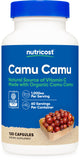 Cápsulas Nutricost Camu Camu: aporte diario de vitamina C