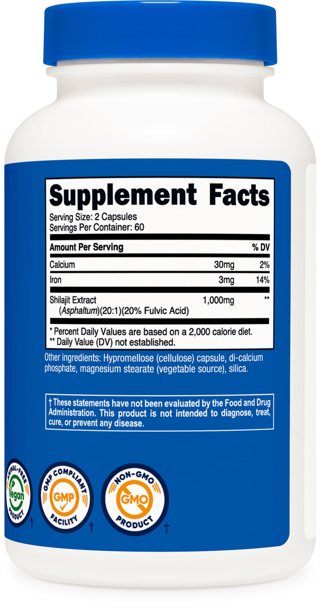 Nutricost cápsulas alga-iodina-325mcg, ideal para complementar la ingesta diaria de yodo.
