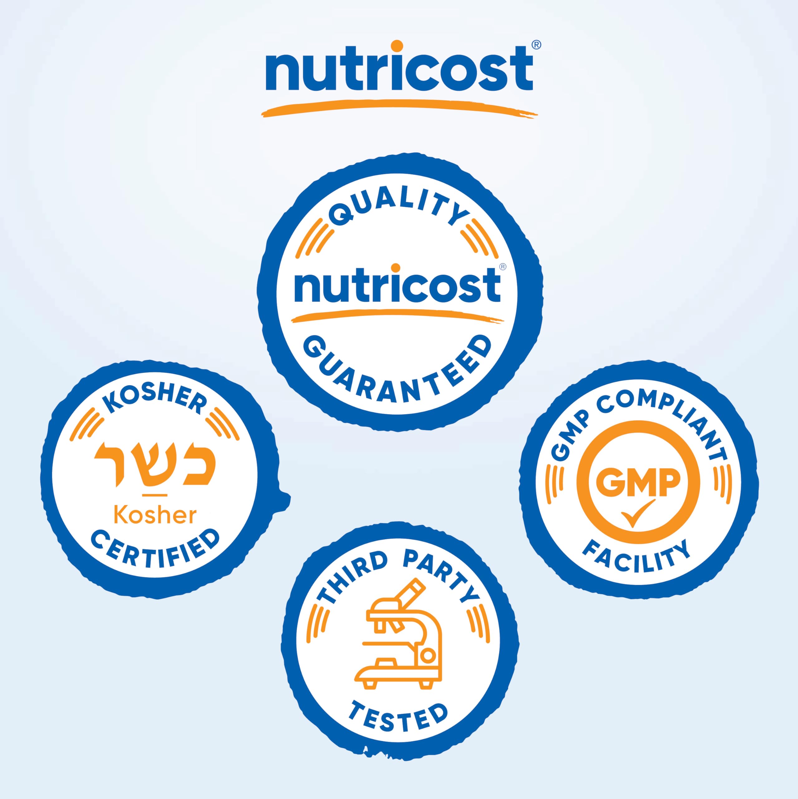 Cápsulas vacías Nutricost tamaño 00, control de calidad para seguridad y pureza