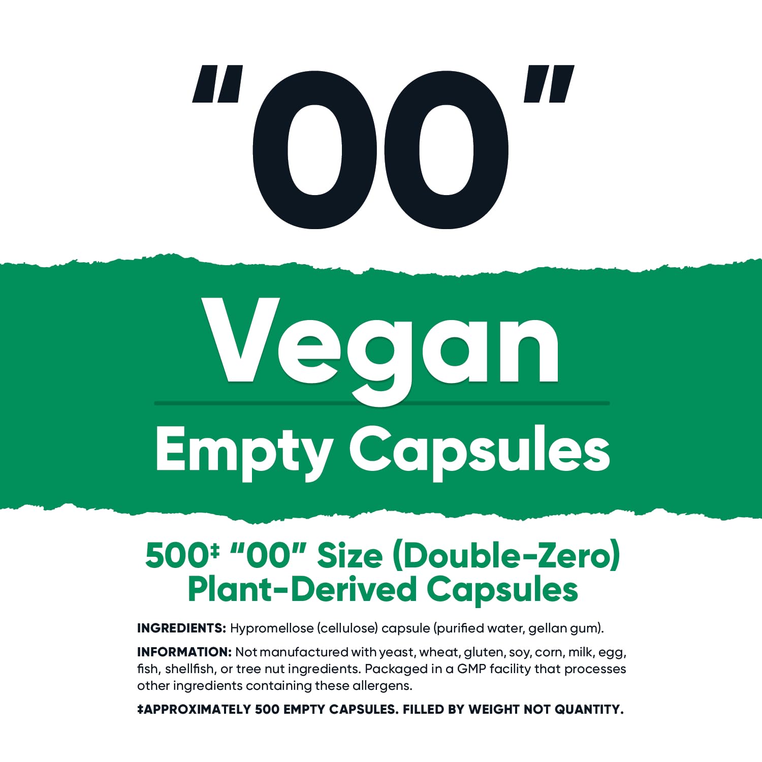 Nutricost cápsulas vacías vegan de origen vegetal para tus mezclas