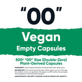 Nutricost cápsulas vacías vegan de origen vegetal para tus mezclas
