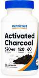 Nutricost carbon activado botella, uso diario.