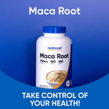 Nutricost Maca: certificaciones de calidad NSF, GMP y FDA visibles.
