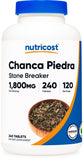 Nutricost Chanca Piedra Extract, bote de 240 tabletas, para apoyo a la salud general.