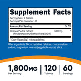 Tabletas Nutricost Chanca Piedra Extract para consumo diario sencillo.