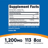 Nutricost CLA, cuchara-medida incluida para facilitar la dosis.