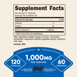 Nutricost Colostrum bote con 120 cápsulas para uso diario