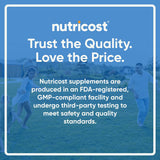 Nutricost Colostrum embalaje externo distintivo y premium