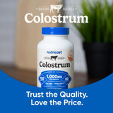 Nutricost Colostrum tapa de rosca segura para almacenamiento