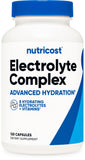 Nutricost Complejo de electrolitos, cápsulas, hidratación para entrenamientos sostenidos
