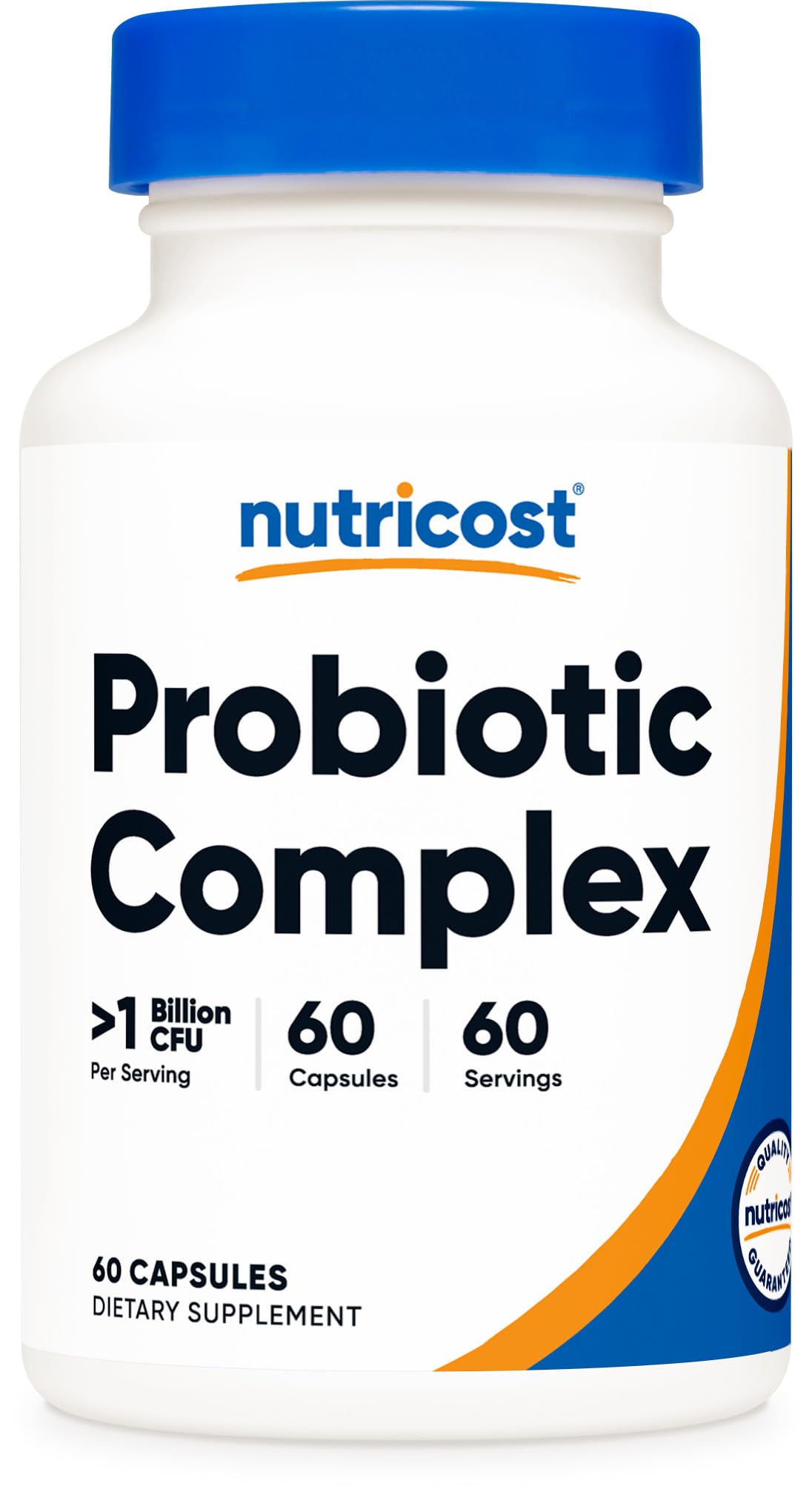 Botella de Nutricost Complejo Probiótico para apoyo digestivo diario
