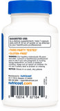 Nutricost CoQ10 dosis una cápsula, ingesta simple diaria