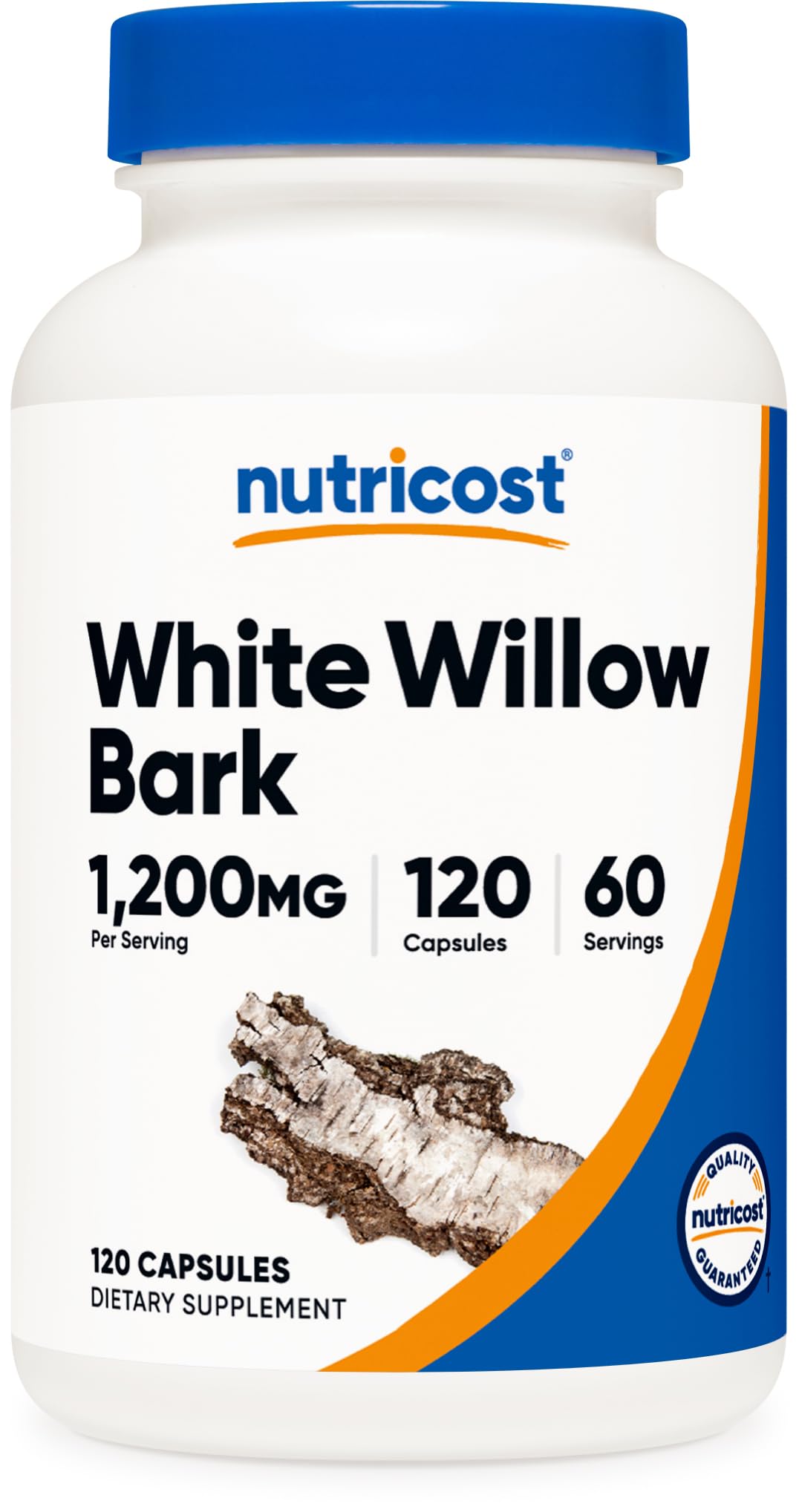 Nutricost corteza de sauce blanco: cápsulas en bote para uso diario