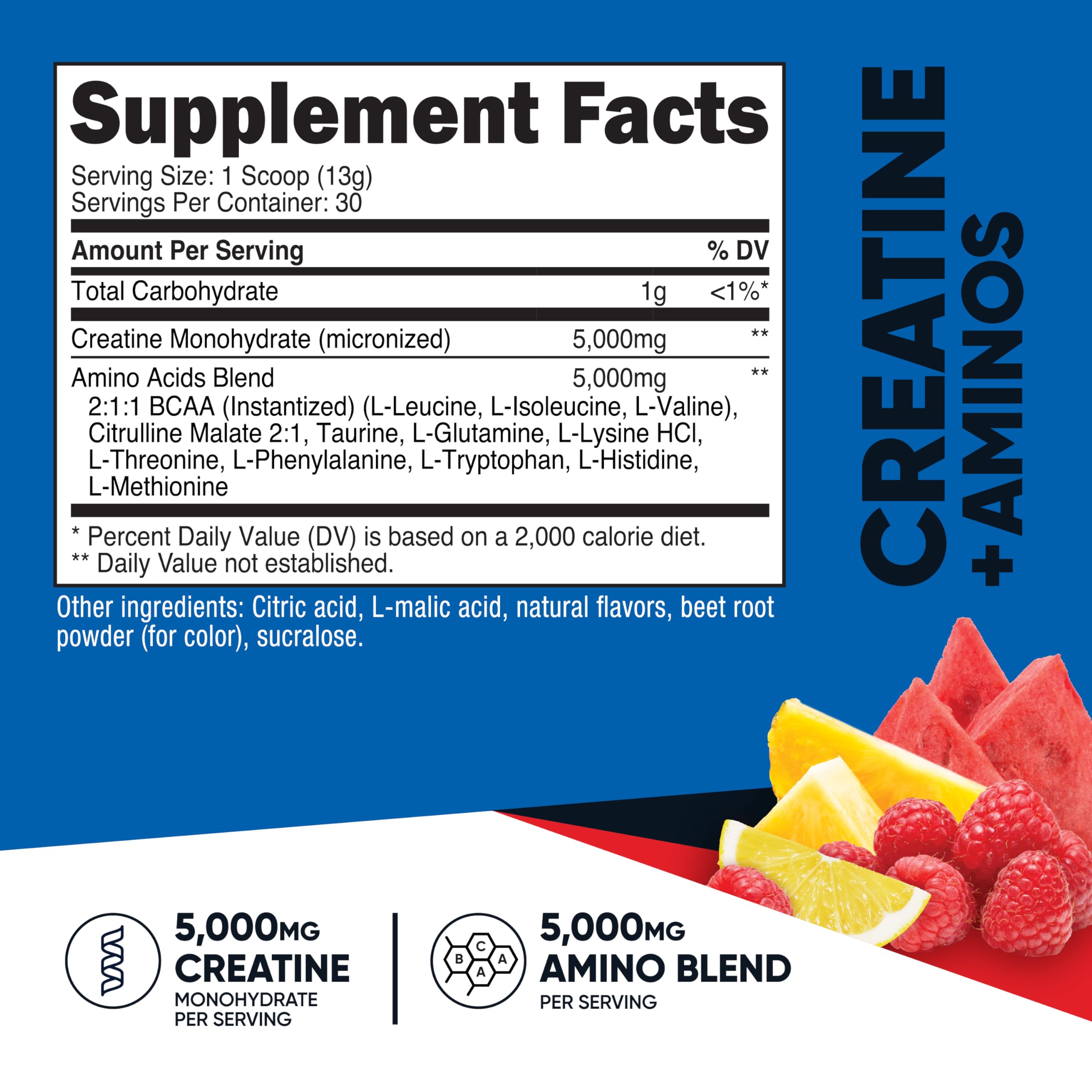 Fruta cítrica en polvo lista para mezclar, sabor agradable durante sesiones de ejercicio.
