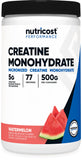 Nutricost Creatina Monohidratada Watermelon, bote 500 g para sesiones intensas