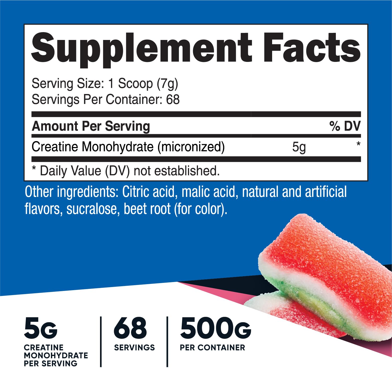Nutricost Creatina Monohidrato con cucharón medidor de 5 g