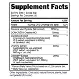 Nutricost Creatina Monohidrato, incluye cuchara medidora para dosis precisa.