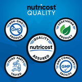 Nutricost creatina monohidrato, sobre piña mango, posible apoyo a la constancia en entrenamientos