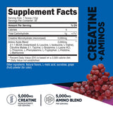 Nutricost Creatine + Aminos, dosis precisa por porción para entrenos intensos.