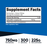 Cuchara medidora de Nutricost Creatine HCl para dosis precisas.
