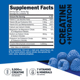 Nutricost Creatine Monohydrate pote 5000 mg, envase práctico para dosis diarias