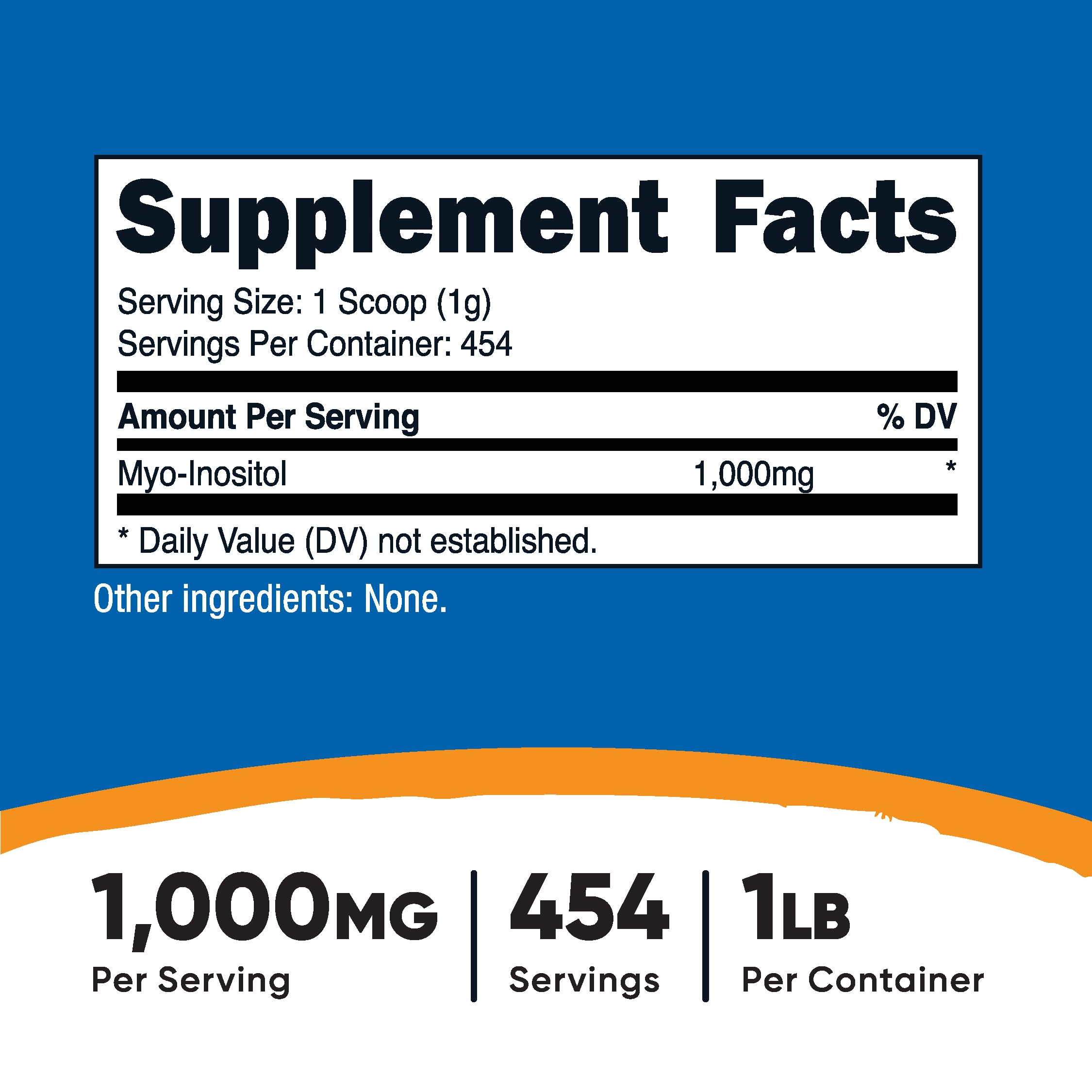 Nutricost cucharilla medidora incluida facilita porciones de 1000 mg