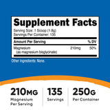 Nutricost cucharilla medidora glicinato magnesio para porciones precisas.