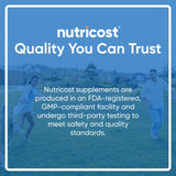 Nutricost Curcuma porciones 40, frasco de 120 cápsulas para plan semanal