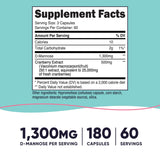 Nutricost D-Mannose, botella de 60 dosis, cápsulas para mantener la rutina.