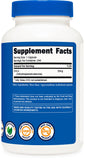 Nutricost DHEA 25mg, uso diario, cápsulas fáciles de tragar.