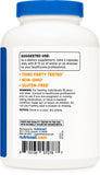 Cápsulas vegetarianas Nutricost Echinacea 800 mg, fáciles de tragar.